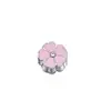 2025 Novo Pingente Rosa com Gotejamento Cruzado Espaçador Contas com Furo Grande Contas Pulseira Miçangas DIY Acessórios de Joia
