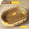 Tabla Rascadora para Gatos Edición Limitada de Año Nuevo, Forma Ovalada Extra Grande, Juguete para Gatos Duradero y Resistente a los Arañazos, No Suelta Fácilmente Pelusa, Adecuado para Todas las Estaciones, Suministros para Gatos