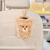 Cubo de Almacenamiento Multifuncional, Cubo de Basura para Coche, Forro Impermeable Colgante, Accesorios de Felpa para el Interior del Coche para Asientos Delanteros y Traseros