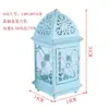 Estilo Europeu Ferro Forjado Vidro Pastoral Retro Vento Lâmpada Suporte de Vela Ornamento Nórdico Romântico Casa Suporte de Vela Lanterna Decorativa