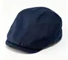 Gorra de trabajo de algodón y lino transfronteriza, hecha a medida en la fábrica de origen, gorra de trabajador a prueba de viento, color liso, adecuada para ir al trabajo, circunferencia de cabeza grande, gorra tipo shell para otoño e invierno