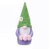 Nuevo Producto Transfronterizo Conejo de Pascua Huevo Abrazando Rábano Navidad Adornos de Muñeco Elfo Anciano sin Rostro Huevos Decorativos