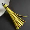 Mismo Color de Fondo Borla de Cuero Campana Negra Amazon Silicona Pulsera de Cuentas de Madera Accesorios de Joyería Accesorios de Pegamento Gotas 25 Colores