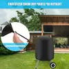 Cubierta Redonda para Parrilla de Barbacoa Exterior Ajustable Impermeable a Prueba de Polvo Cubierta para Parrilla Cubierta para Fogata Estufa Cubierta para Brasero Dropshipping