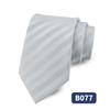 Gravata Masculina Poliéster Seda Jacquard Listrada Casual de Negócios Trabalho Profissional Fábrica de Origem Atacado em Estoque