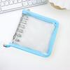 Nuevo A7 cuadrado DIY hojas sueltas PVC cremallera libro de tarjetas goo carcasa brillante para perseguir estrellas núcleo de hojas sueltas libro de mano