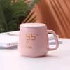 Taza caliente de temperatura constante de 55 grados, posavasos calentador, taza de cerámica de sol, taza de café, taza de regalo creativa, juego de tazas