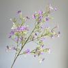 Flor Artificial Morada Boda Boda de Alta Gama Decoración de Color Flor Artificial Morado Oscuro Atmósfera Arreglo Floral de Piso Venta al por Mayor