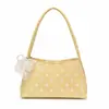 Bolsa de Mão Cartoon com Bolinhas Estilo Coreano Ins, Bolsa Transversal de Ombro Delicada, Bolsa de Mão Versátil de Alta Moda para Mulheres