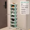 Zapatero plegable de múltiples niveles en forma de X para apartamentos de alquiler, entrada del hogar y uso en dormitorios, diseñado para espacios estrechos