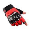 Guantes para Ciclismo Guantes de Caballero Transpirables Cálidos Cortavientos Motocicleta Motociclismo Ciclismo Anti-caída Tácticas de Combate Medio Dedo