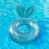 Verano Ecológico PVC Grueso Lentejuelas de Color Anillo Flotante Inflable para Exterior Niños de 6-10 Años Anillo de Natación de Sirena