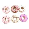 Accesorios de Resina Frutas Coloridas Donas Pegamento de Crema para Manualidades Pasador Funda de Teléfono Móvil Agujero para Colgante Colgante para Zapato Material
