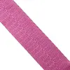 Cinta de espiga de nailon de imitación, cinturón de seguridad de espiga de gasa ligera 250D, cinta de color rojo rosa disponible para venta al por mayor
