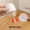 Palito de dente magnético montado na parede Caixa Cozinha Geladeira Adesivo Portátil Transparente Palito Titular Palito Doméstico Magnético Palito de Dente Caixa