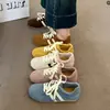 Tênis de Treino Alemão Retro Emagrecedor Feminino 2026 Outono Novo Camurça Respirável Versátil Casual para o Dia a Dia Solado Macio Confortável