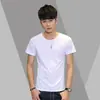 Camiseta de manga corta lisa de verano para tallas grandes, camiseta básica, chaqueta casual para personas con sobrepeso, extra grande, casual, al por mayor
