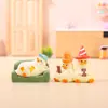 Figura de juguete creativa y moderna, figura de pato relajado en caja sorpresa, adorno de escritorio, regalo de vacaciones, decoración de oficina, pequeño regalo