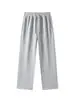 2506 Huacotton Auténtico Super Polar Pantalones Deportivos Juveniles Rectos de Moda, Pantalones Deportivos Lisos, Forrados de Polar, Engrosados, Casuales y Versátiles
