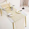 Amazon Comercio Exterior Transfronterizo Bali Chifón Arrugado Caminos de Mesa, Mantel Retorcido, Decoración de Fiesta, Caminos de Mesa Arrugados, Chifón Arrugado