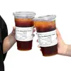 Taza de Plástico para Té de Leche de Gran Capacidad 1000ml 1L Taza para Bebidas Frías de Mascota Taza de Café Taza de Té de Limón Juego con Logo Impreso