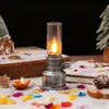 Lâmpada a Querosene Retrô Velas Digitais de Plástico Lâmpada de Vento Lâmpada de Atmosfera LED Luz Noturna Enfeites Decorativos