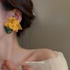 Pendientes de la serie Fresh Flower, pendientes Mori sweet niche que combinan con todo, pendientes de lujo ligeros y de alta calidad a la moda al por mayor