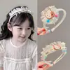 Diadema Infantil Dibujos Animados Gato Kt Niña Accesorios para el Cabello Exquisito Pasador para Niña Pequeña Coleta Antideslizante Princesa Ropa para la Cabeza de Bebé