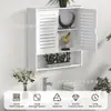 Estante de almacenamiento para pared de baño transfronterizo, gabinete de pared para baño, estante de almacenamiento en capas para el área del lavabo