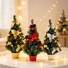 Decoraciones para Árbol de Navidad, Venta Directa del Fabricante, Mini Árboles Artificiales, Mini Decoraciones, Regalos Navideños Familiares 60cm