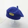 Gorro de bebé, boina de primavera y otoño para niña, gorro de lana para bebé, gorro de pintor para niño, gorro de punto para otoño e invierno.