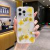 Funda para Teléfono Móvil Fresca de Verano Adecuada para Iphone1615Promax Flor de Margarita Hoja Pegamento Cubierta Protectora