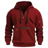 Sudadera deportiva con capucha para hombre, de corte holgado, para otoño e invierno, novedad transfronteriza, chaqueta casual de manga larga con bolsillos