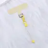 Clip para Teléfono DIY con Cuentas Parche de Fijación Universal Transparente para Funda de Teléfono Almohadilla Resistente Anti-Pérdida Correa