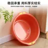 Lavabo de plástico al por mayor de fábrica, lavabo grande para el hogar, engrosado, con dos asas, lavabo de plástico para dormitorio de estudiante, lavabo para verduras, bebé