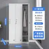 Armario metálico para vestuario de nueve puertas para empleados con cerradura seis puertas para dormitorio taller de fábrica zapatero multi-puerta vestuario