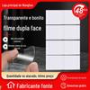 Fita Acrílica Dupla Face em Estoque Adesivo Transparente Cola em Pontos para Uso Automotivo, Cola em Pontos Adesiva Forte sem Resíduos para Brinquedos, Fita Nano Removível Dupla Face