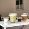 Crescente Orelha Pendurada Xícara de Café Vidro Camada Única Criativa Simples Escritório Flor Xícara de Chá Orelha Pendurada Copo