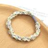 Diadema tejida simple teñida de color estilo japonés y coreano, banda elástica de goma de alta elasticidad, cuerda para el cabello que combina con todo, diadema para coleta, accesorios para el cabello