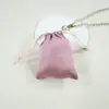 Bolsas de satén de seda con logo impreso por el fabricante, bolsas de almacenamiento de embalaje para joyería de acetato, bolsas con cordón a prueba de polvo