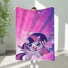 Manta My Little Pony de Venta Caliente Cómoda Suave Manta Cubierta para Aire Acondicionado Impresión Digital Franela Dropshipping Dibujos Animados Anime