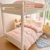 Novo Modelo 2026, Musgo Dupla Camada Super Fofo e Macio tipo Nuvem, Estilo Fresco e Simples, Cama de Estudante com Musgo Dupla Camada tipo Nuvem