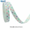 Cinta de tela con estampado de amorcito para manualidades, collar para mascotas, cuerda de tracción, lazo, cinta para embalaje de regalo