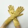 Guantes de protección solar de longitud media para verano, guantes para mujer adulta, guantes elásticos de colores largos de spandex, guantes de etiqueta