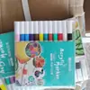 Marcador de Acrílico 12 Colores 24 Colores Bolígrafo Impermeable para Pintura a Mano Niños Pintura DIY Graffiti Marcador de Notas de Colores Base Agua