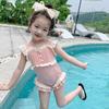 Maiô Infantil Menina 3 Anos Estilo Ocidental Maiô de Bebê Novo Estilo Verão Peça Única Maiô de Menina Calça Saia de Natação Princesa 6
