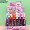 MLUNDO Coloración Fácil Hidratante Duradero Espejo Tinte Labial Lápiz Labial Agua Sedoso Tinte Brillo de Labios Esmalte Labial
