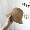 Sombrero de Paja con Cordones de Verano para Mujer, Sombrero Versátil de Protección Solar para Vacaciones en la Playa, Perfecto para Fotos