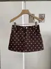 Saia curta KEKEZOON estilo coreano, doce, de bolinhas, para mulheres, cintura alta, emagrecedora, versátil e anti-exposição, atacado 9154