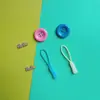 Puxadores de Zíper Destacáveis Moldados por Injeção para Roupas e Bolsas, Acessórios de Cordão para Zíper, Puxadores Coloridos com Pingente, Puxadores de Cordão de Cauda, Puxadores de Zíper